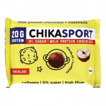 Chikalab протеиновый молочный шоколад (100g)