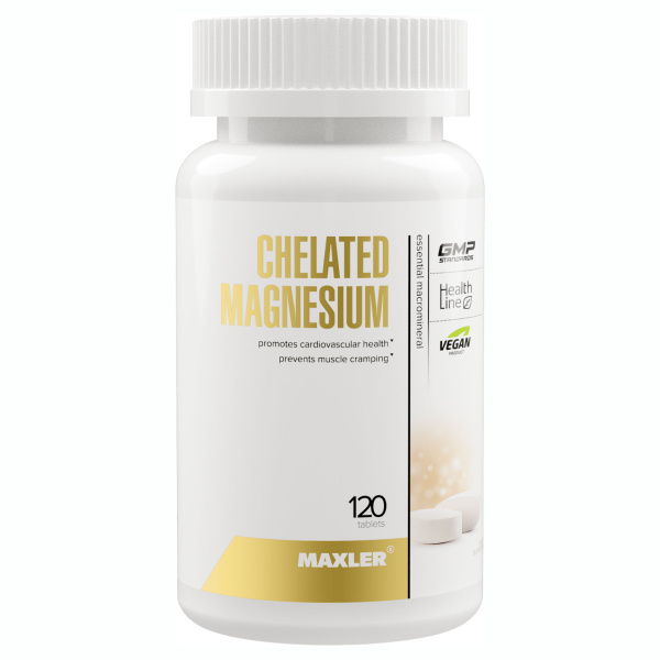 Maxler Chelated Magnesium (120tab)
