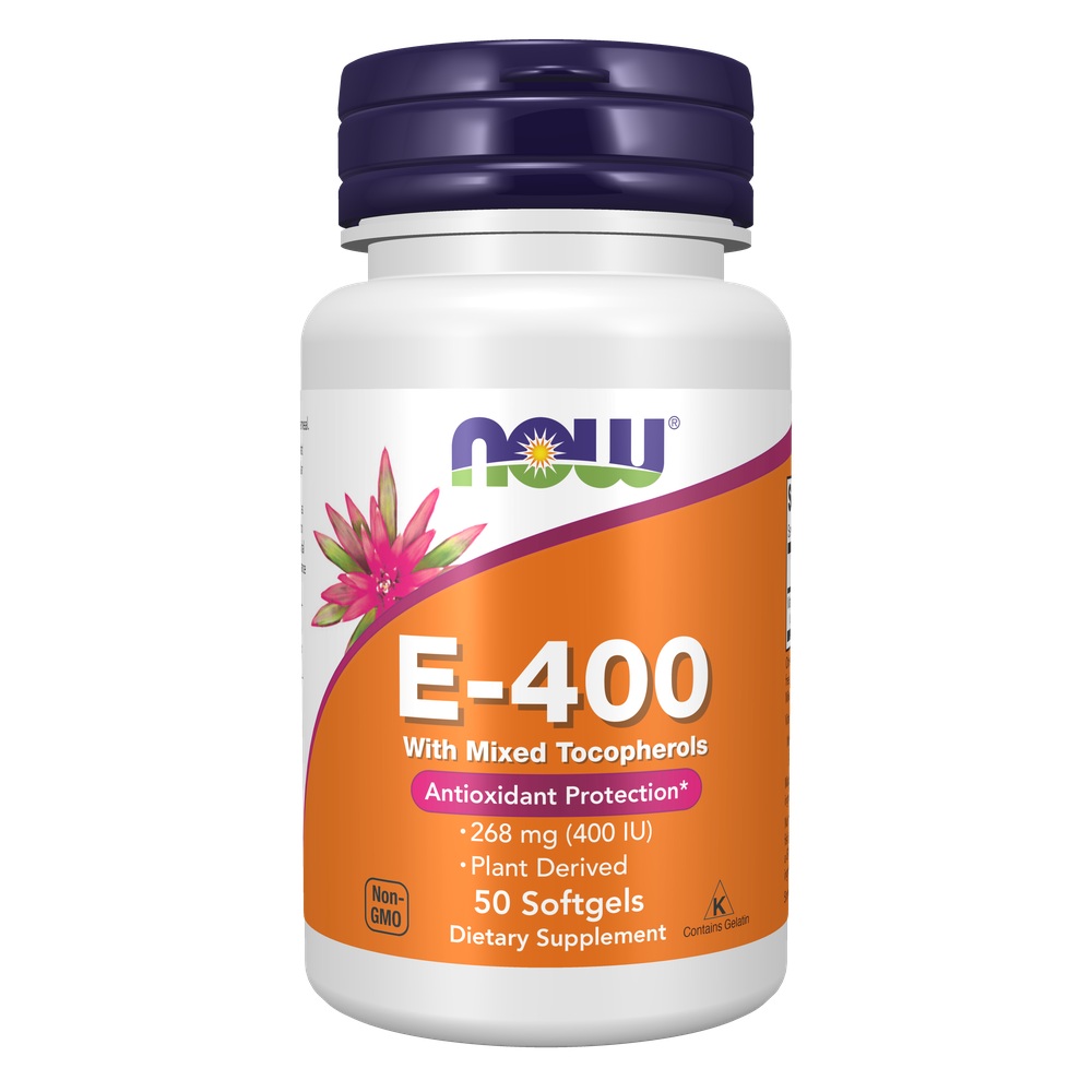 Now E-400 Mixed Tocopherols (50sgels)