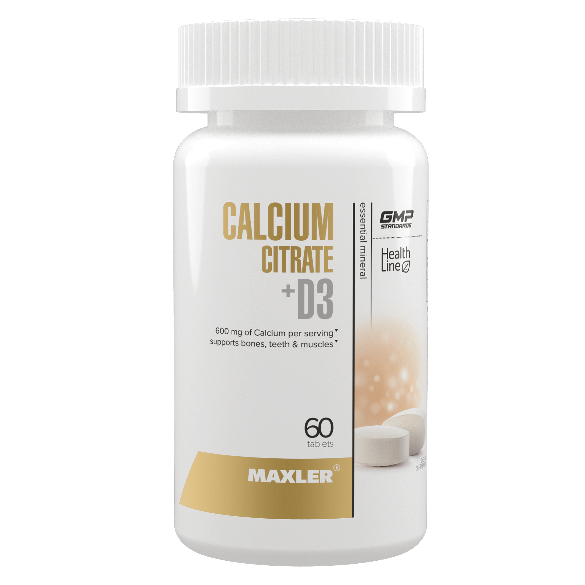 Maxler Calcium Citrate +D3 (60tab)