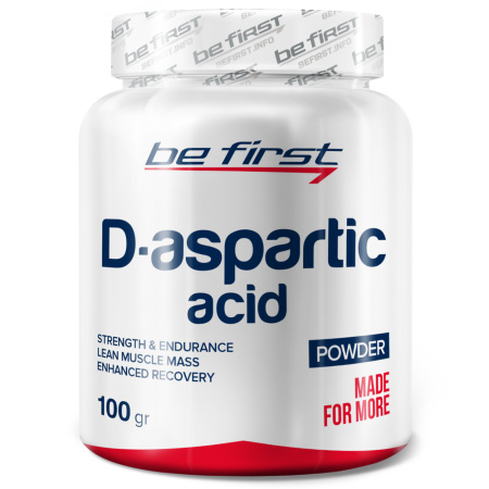Be First D-Aspartic Acid Powder (100g)