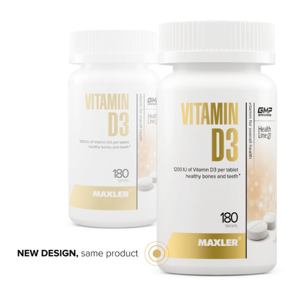 Maxler Vitamin D3 1200IU (180tab)