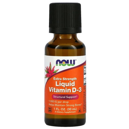 Now Liquid Vitamin D-3 1000 IU (30ml)