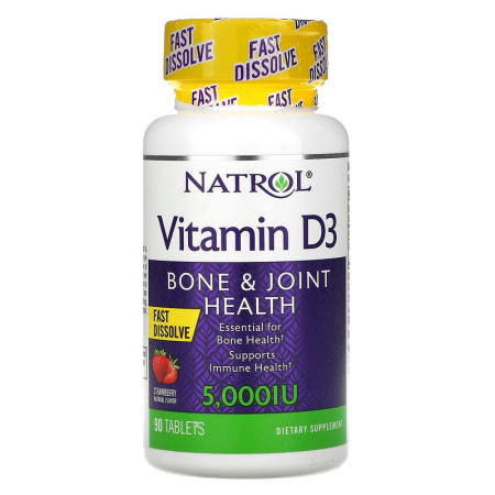 Natrol Vitamin D3 5000IU (90tab)
