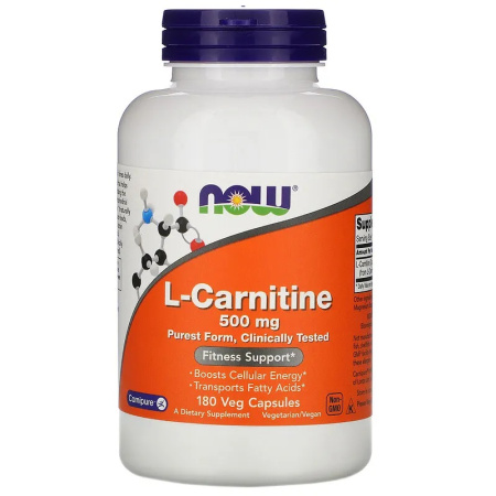 Now L-Carnitine 500mg (180caps)