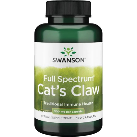 Swanson Full Spectrum Cat's Claw 500 mg (100caps)