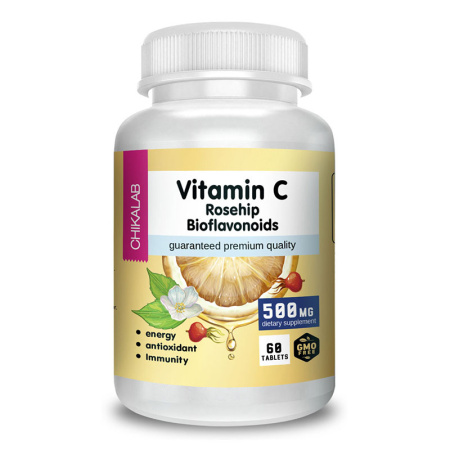 Chikalab Vitamin C Rosehip Bioflavonoids (60tab)