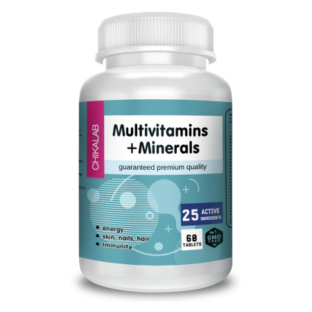 Chikalab Multivitamins + Minerals (60tab)