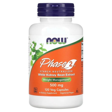 Now Phase 2 Starch Neutralizer 500mg (120vcaps)