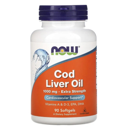 Now Cod Liver Oil 1000mg (90sgels)