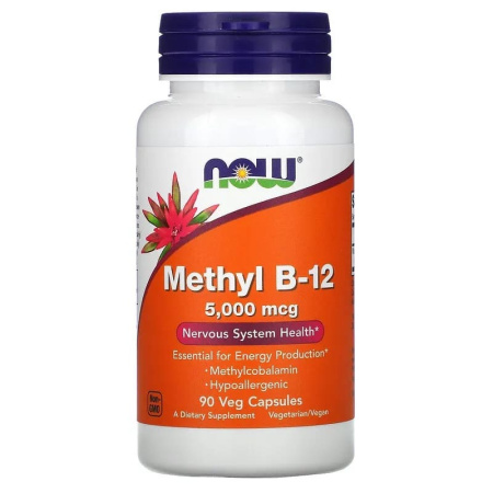 Now Methyl B-12 5000mcg (90vcaps)