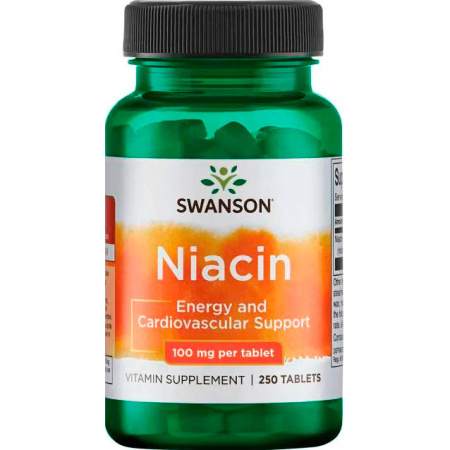 Swanson Niacin 100 mg (250tab)