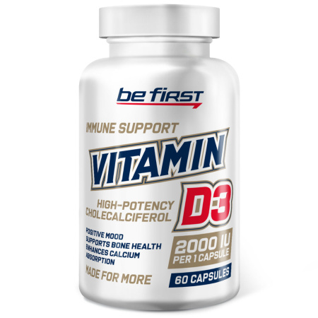 Be First Vitamin D3 2000IU (60caps)