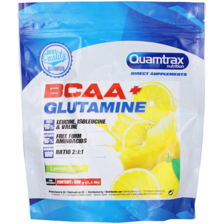 Quamtrax BCAA + Glutamine (500g)