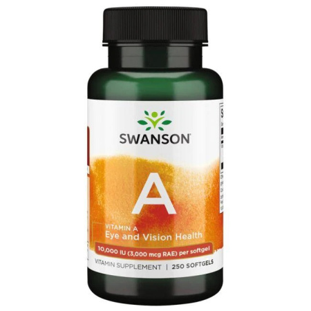 Swanson Vitamin A 10,000 IU (250caps)