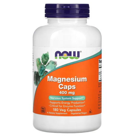 Now Magnesium Caps 400mg (180caps)
