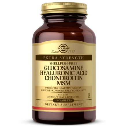 Solgar Glucosamine Hyaluronic Acid Chondroitin MSM (60tab)