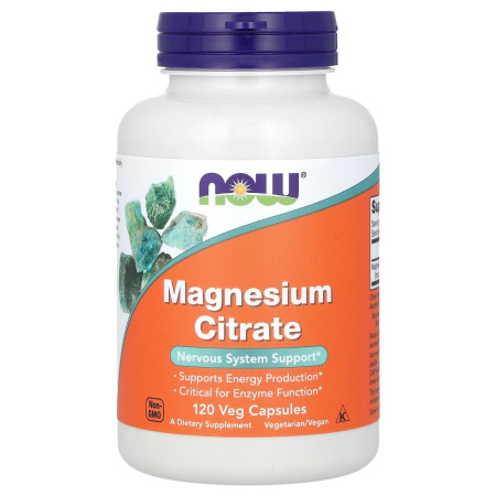 Now Magnesium Citrate (120vcaps)