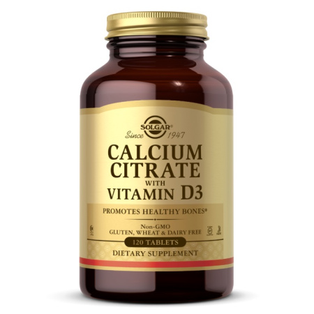 Solgar Calcium Citrate with Vitamin D3 (120tab)