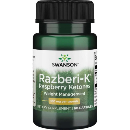 Swanson Razberi-K Raspberry Ketones 100 mg (60caps)
