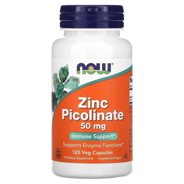 Now Zinc Picolinate 50mg (120caps)