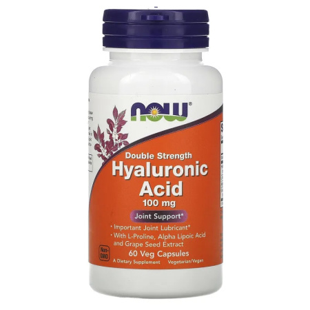 NOW Hyaluronic Acid 100 mg (60caps)