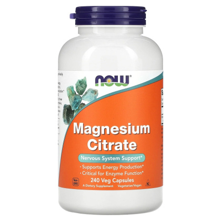 Now Magnesium Citrate (240vcaps)