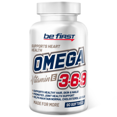 Be First Omega 3-6-9 + Vitamin E (90caps)