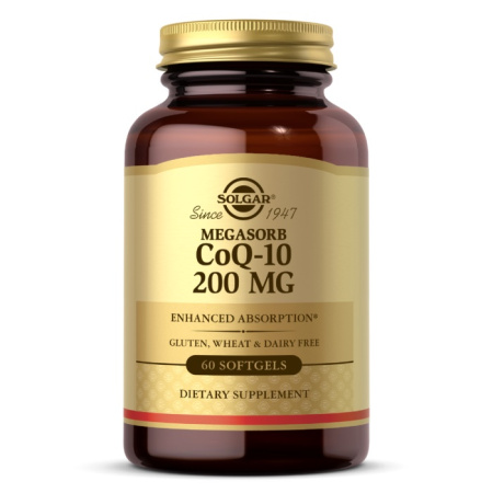 Solgar Megasorb CoQ-10 200 mg (60sgels)