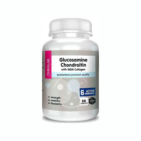Chikalab Glucosamine Chondroitin with MSM Collagen (60tab)