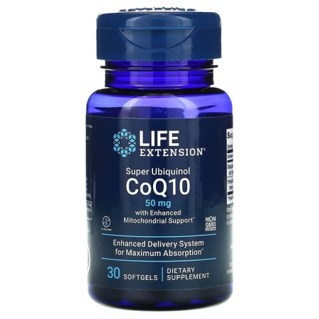 Life Extension Super Ubiquinol CoQ10 50 mg (30sgels)