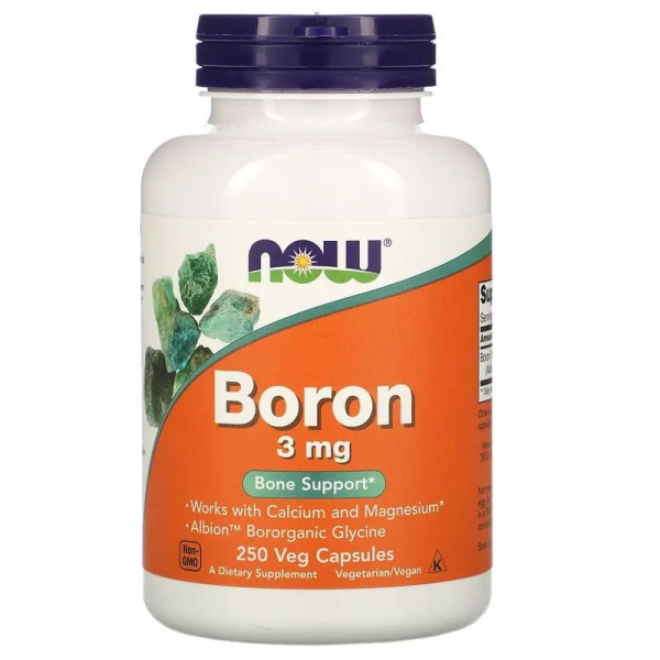 Now Boron 3mg (250vcaps)