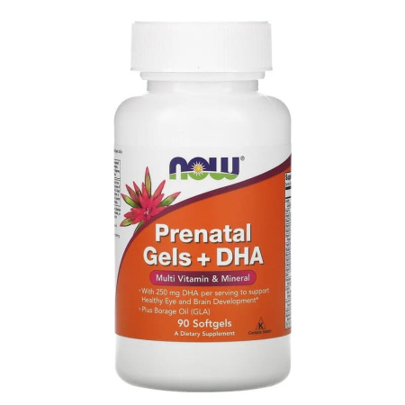 Now Prenatal Gels plus DHA (90sgels)