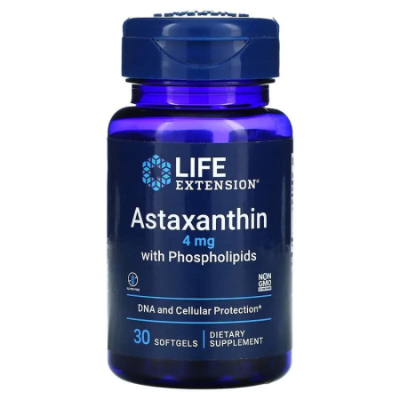 Life Extension Astaxanthin 4 mg with Phospholipids (30sgels)