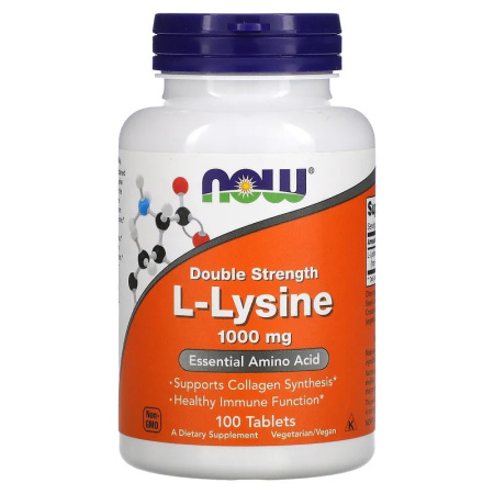 Now L-Lysine 1000mg (100tabs)