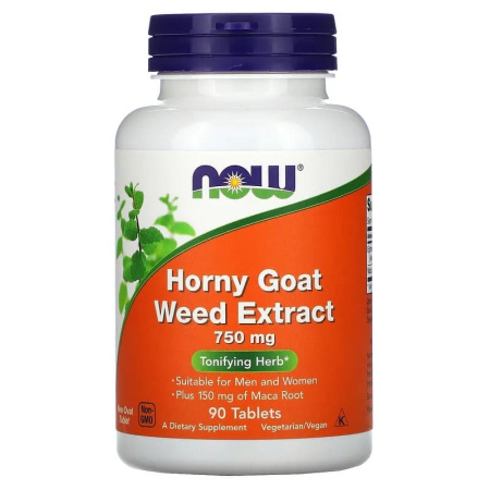 Now Horny Goat Weed Extract 750mg (90tab)