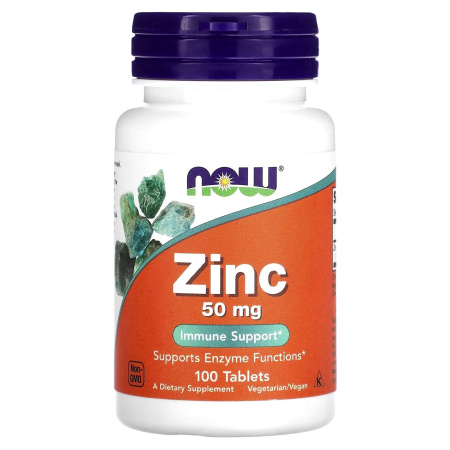 Now Zinc 50mg (100tabs)