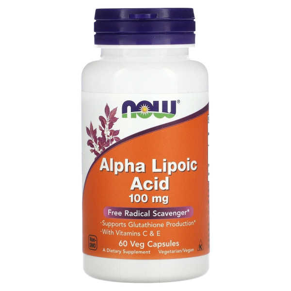 Now Alpha Lipoic Acid 100mg (60caps)