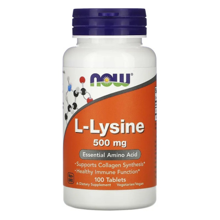 Now L-Lysine 500mg (100tabs)