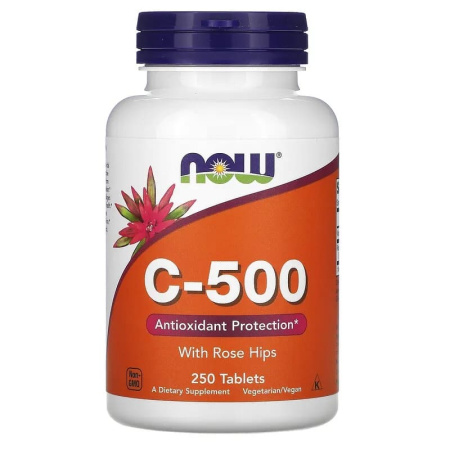 Now C-500 with Rose Hips (250tab)