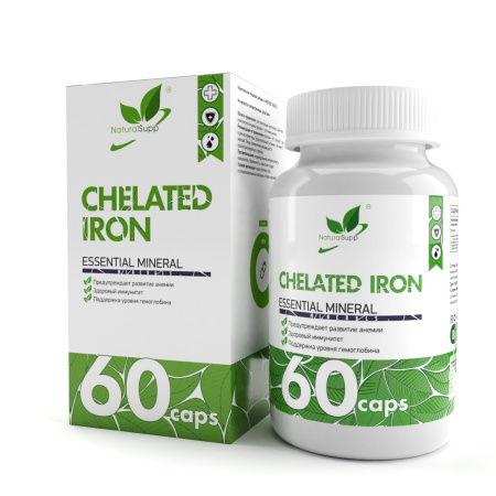 NaturalSupp Chelated Iron (60caps)
