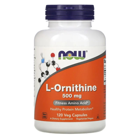 Now L-Ornithine 500mg (120caps)