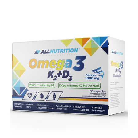 All Nutrition Omega-3 K2+D3 (30caps)