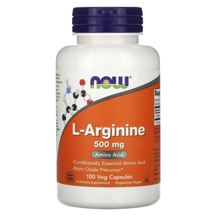 Now L-Arginine 500mg (100vcaps)