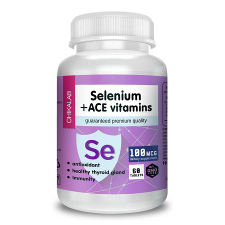 Chikalab Selenium + ACE Vitamins (60tab)
