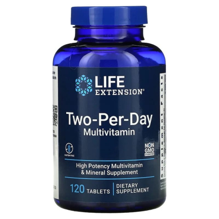 Life Extension Two-Per-Day Multivitamin (120tab)