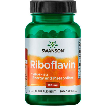 Swanson Riboflavin Vitamin B-2 100 mg (100caps)