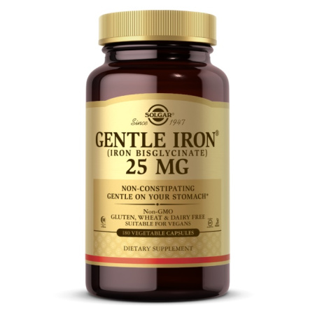 Solgar Gentle Iron 25 mg (180vcaps)