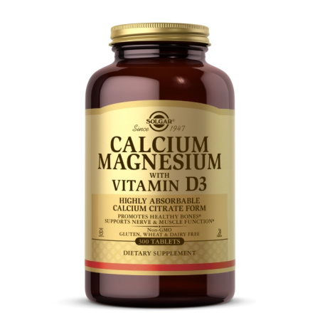 Solgar Calcium Magnesium with Vitamin D3 (300tab)
