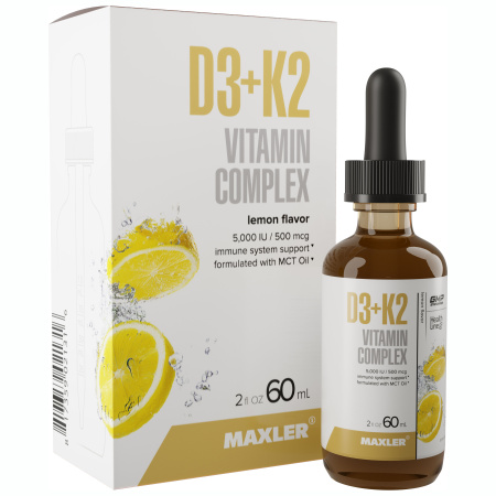 Maxler Vitamin D3 K2 Drops (60мл)